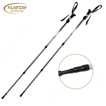 Backpacking EVA Foam Grips Strapazierfähiger Aluminium Trekkingständer