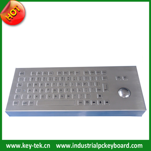 Waterproof Vandal Proof Metal Industrial Stainless Steel Keyboard