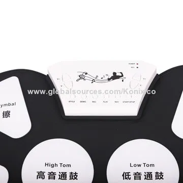 Konix Silicone Roll-up Drum Kit for Children