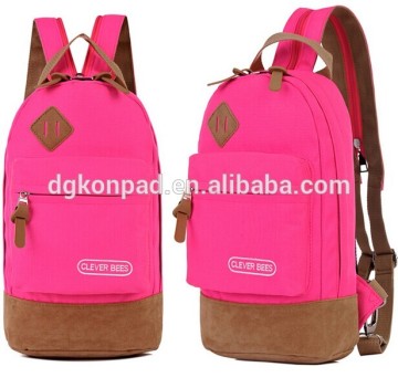 Fashion canvas backpack with comfortable design