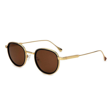 Custom Mellume Classic Round Metal Polarized UV400 Sunglasses