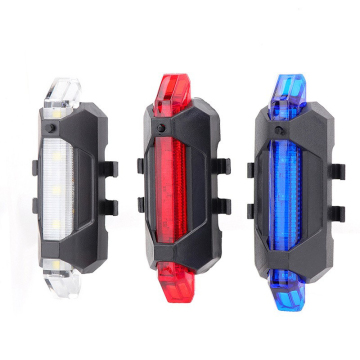 Waterproof LED Bike Tail Light: USB Rechargeable & Battery Operated Portable Headlight and Taillight for Cycling