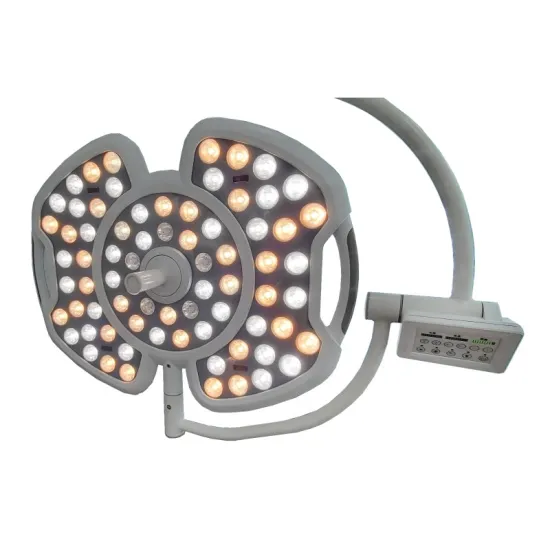 New design ceiling mounted 2 head LED shadowless operating light for surgical lamp for operating theatre