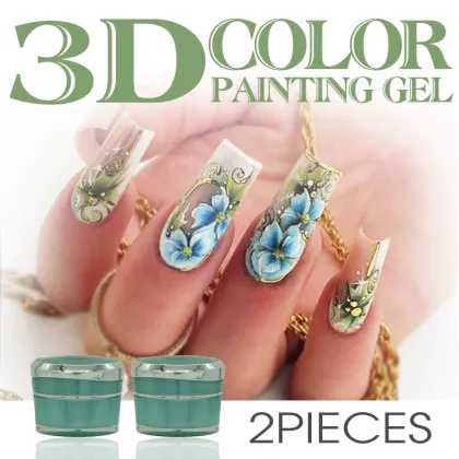 sculpture gel nail art paint