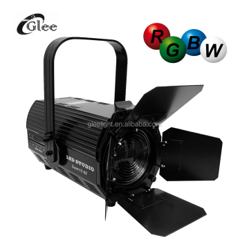 GLEE 200W RGBW COB Full Color 4in1 LED Spotlight for Theater, Studio & Theatrical Use