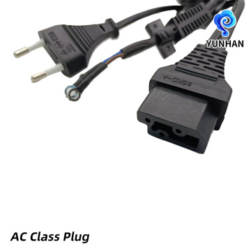 European Two Pin Type 9 Power Cable
