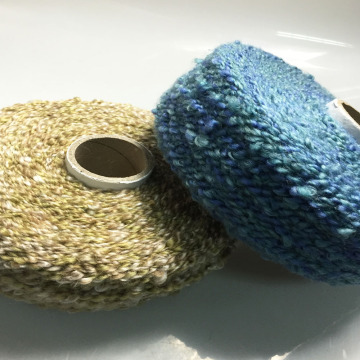 acrylic fibers polyeter Color yarn spinning pot-bellied fancy kintting yarn