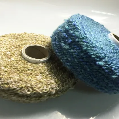 acrylic fibers polyeter Color yarn spinning pot-bellied fancy kintting yarn