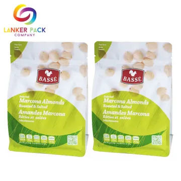 Ziplock Bottom Plastic Bags For Dry Food Pack