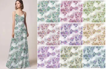 New Fashion Cotton Rayon Digital Print Fabric