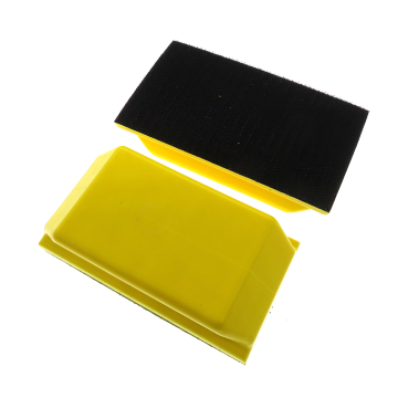 Berkualiti tinggi 65x120mm cangkuk kuning &amp; gelung PU buih tangan Sampuran tangan