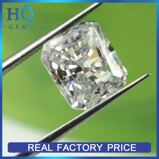 White radiant cut 7*9mm cubic zirconia stone star cut cz for Jewelry