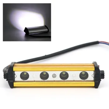 4-LED Work Light Strip: Enhancing Nighttime Visibility for Cars, Motorcycles, and Coaches
