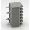 Free shipping 50pcs/lot FS250-2.5 grey spring terminal block dg250 GSL002A/B 2.5MM pitch copper screwless terminals