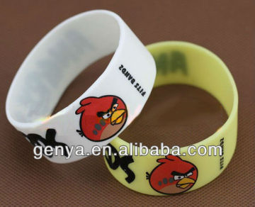 Fashion thin bird silicone bracelet /Silicone Wristband