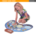 Enseignement enfants touchent et jouent jouet tambour tapis Musical