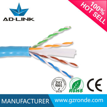 305m/1000ft per box 23awg utp cat6 copper cable price per meter