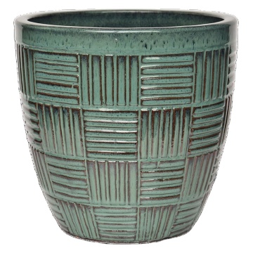 Ceramic Planter Pot Drainage Hole Barcode Pot