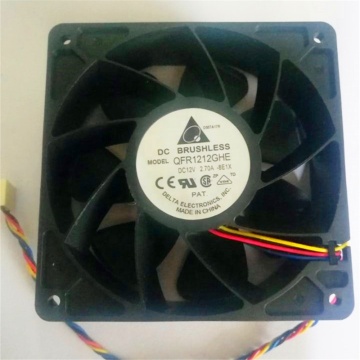 Hochgeschwindigkeit 6000 U / min 120x120x38mm 12 V 2,7A Kühllüfter QFR1212GHE