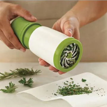 cooking tool stainless steel blades vegetable parsley herb mill chopper