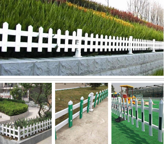 PVC Picket Plastic Lawn Edging Fence