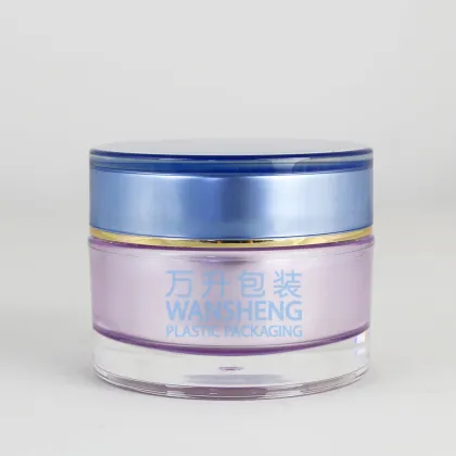 Customized acrylic eye cream jar cheap plastic jar for cosmetics