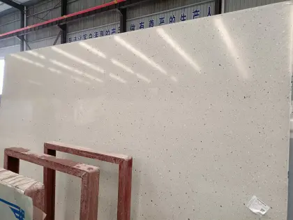 White Terrazzo Stone Indoor Home Decor Stair Step Tile Treads