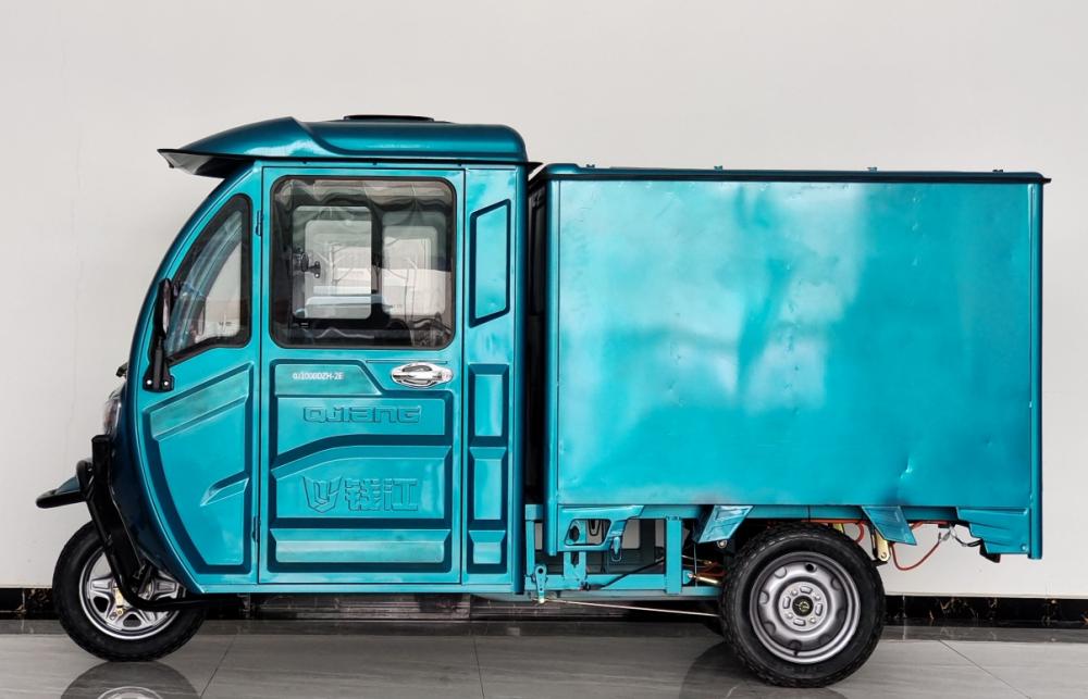 Semi-closed Express Electric Tricycle for Delivery