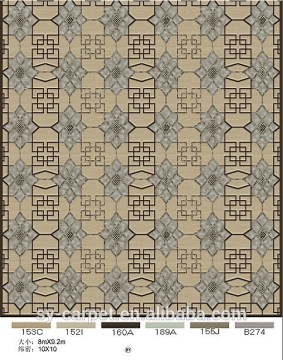 Customed high quality Environment-Friendly hotel carpet / Ancient Painting Carpet
