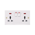 Z Series 2 Gang 13a Switched Multi Socket