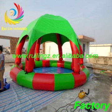 Top quality cheap pvc giant Inflatable Pool With Tent