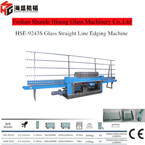 HSE-9243 Glass edging machine good polishing machines with small glass