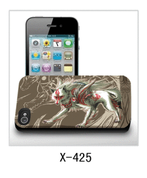 caso 3D di Iphone4, pc cassa rivestita in gomma, più colori disponibili