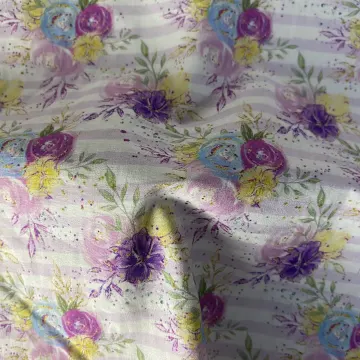 Breathable Custom Digital Print 100% Cotton Poplin Fabric