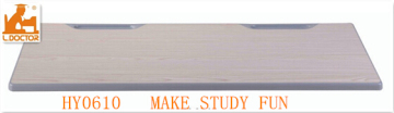 Double Wooden School Desk Top of School Furniture