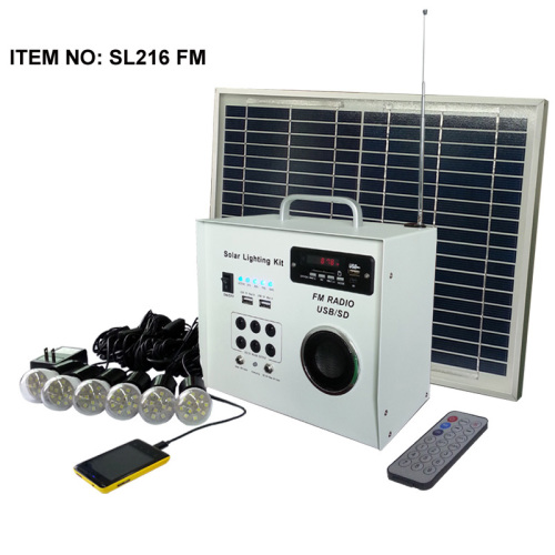 Solar led-belysning system med FM-radio