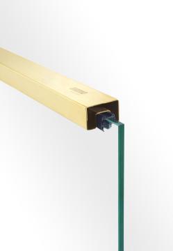 Stainless Steel Handrail Groove Tube Gold