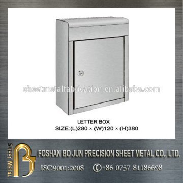 China manufacturer custom modern stainless steel mailbox