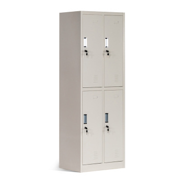 4 πόρτες Gray Metal Lockers για το σχολείο