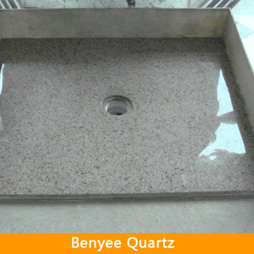 quartz stone shower plate/ quartz stone shower tray/ quartz stone bathroom shower tray