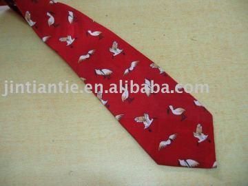 100%silk printed necktie