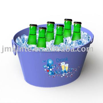 metal oval beer tub