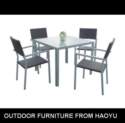 outdoor table aluminum alloy table and chair
