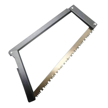 Camping Folding Saw with Leather Sheath for Versatile Woodworking