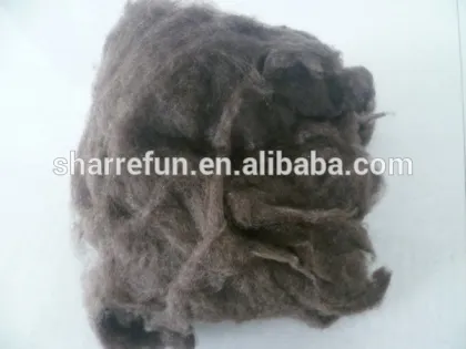 yak wool fiber supplier, dehaired yak wool brown,yak wool white 19.0mic 26mm