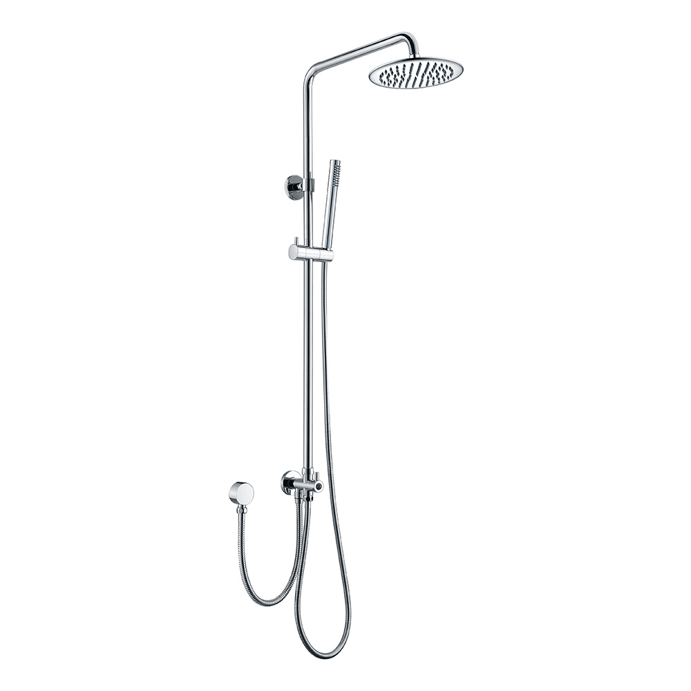 Sistema de ducha dorado cepillado para baño, mezclador de lluvia de lujo,  conjunto combinado de ducha montado en la pared, sistema de cabezal de  ducha