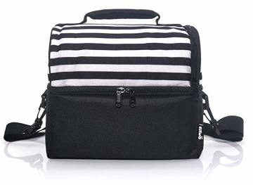 Putwo Lunch Bag 8L Insulated Lunch Bags Thermal Cooler Bag Leakproof Lunch Cooler with Adjustable Shoulder Strap Lunch Tote for Adults Men Women Family Kids for