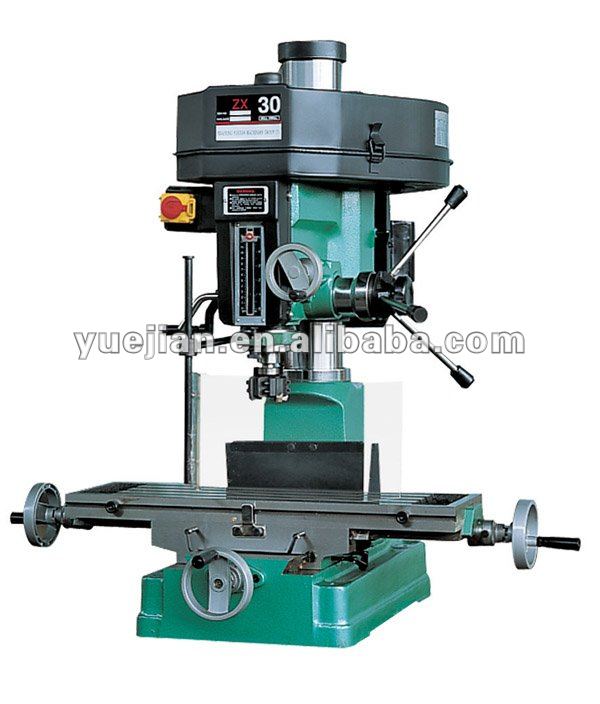 Zx-30 Zx-30l Normal Belt Type Drilling And Milling Machine, High 