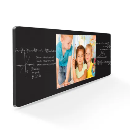 Smart blackboard whiteboard that written with chalk
