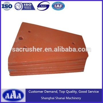 High Manganese stone crusher wear liner plate, Check Plates Side Plates Breaker Plate